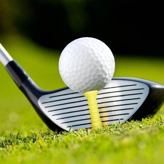 Golf Elastische Tees - 10 Stuks Lichtgewicht Herbruikbare Trainingstees voor Golf van Merkloos — afbeelding 2