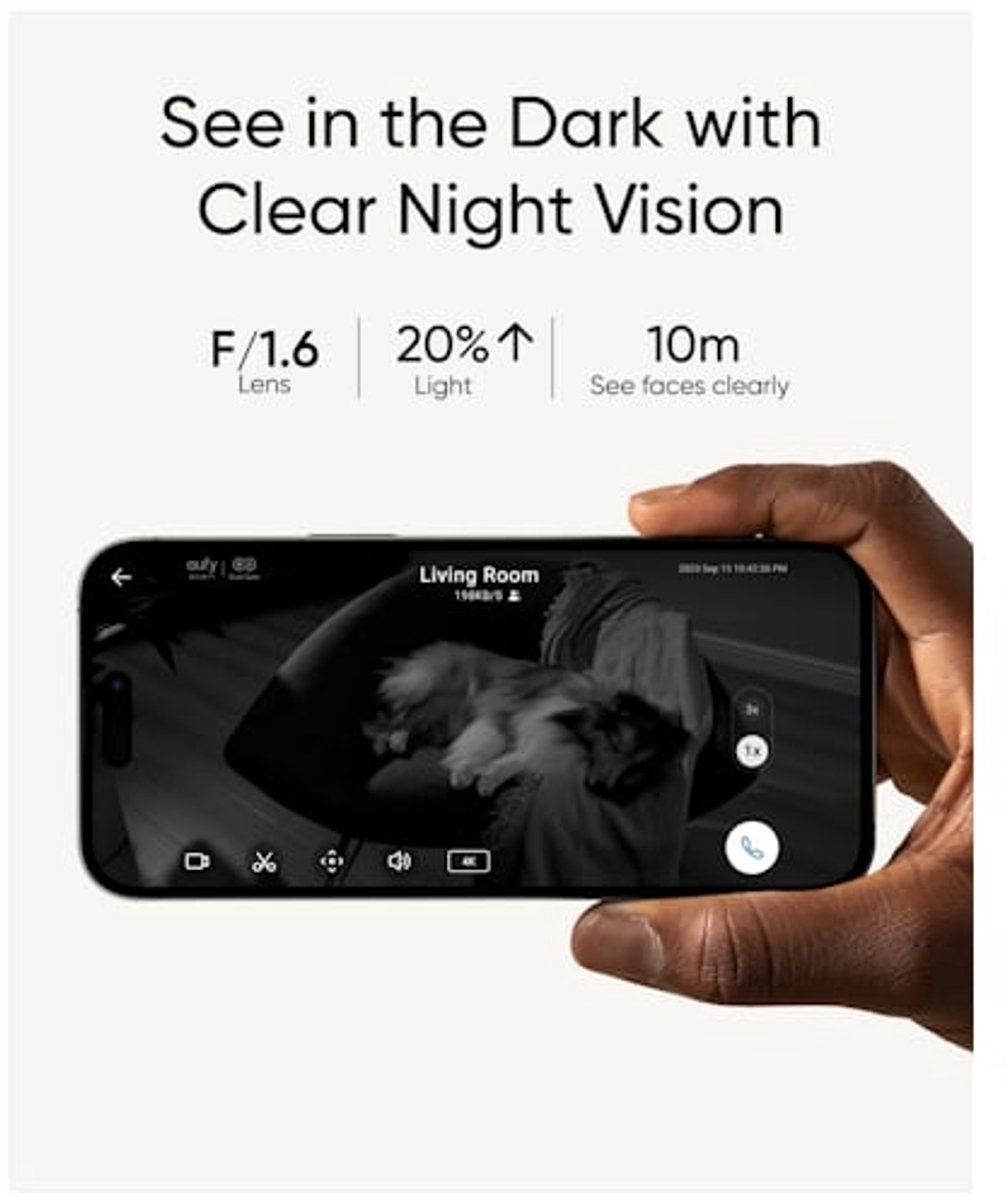 eufy Security S350 Binnencamera + eufy Security C31 Video Deurbel – foto 7