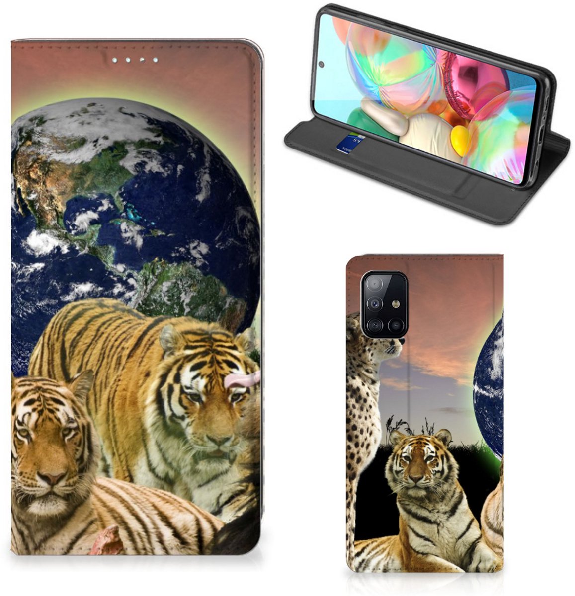 Samsung Galaxy A71 Hoesje maken Roofdieren
