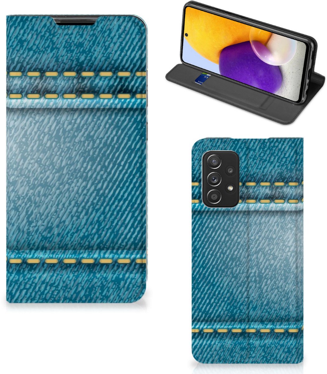 Samsung Galaxy A72 (5G/4G) Hippe Standcase Jeans