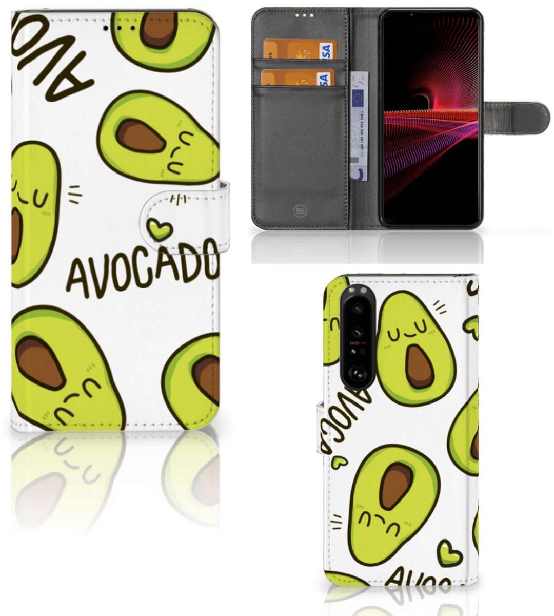 Sony Xperia 1 III Leuk Hoesje Avocado Singing