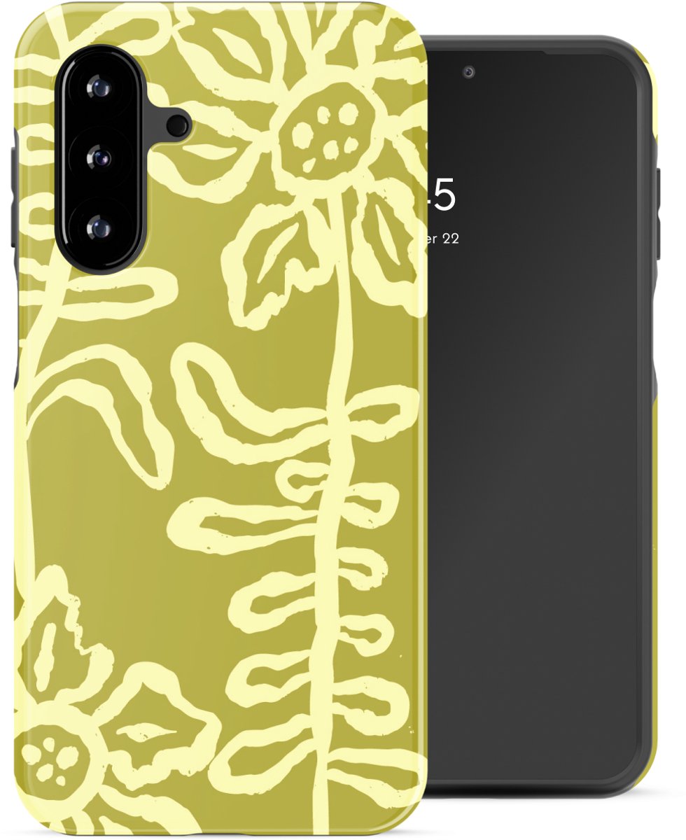Selencia Hoesje - Geschikt voor Samsung Galaxy A17 (5G) / A17 (4G) - Backcover - Chalky Bloom