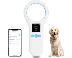 Bluetooth microchipscanner voor huisdieren - Dierenchip-lezer voor honden en katten met TFT-scherm en Bluetooth