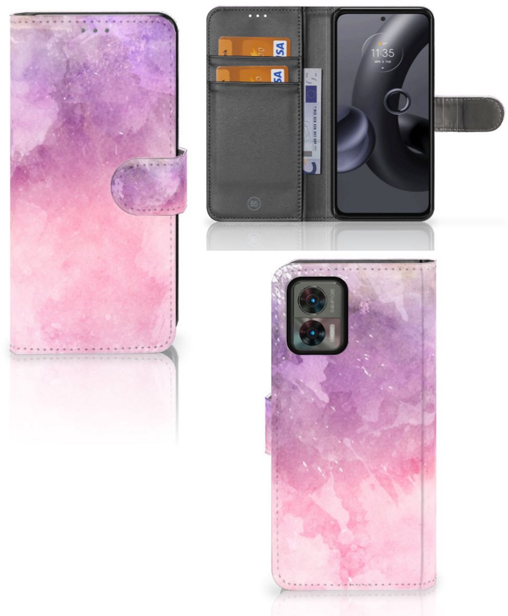 Hoesje Motorola Edge 30 Neo Pink Purple Paint