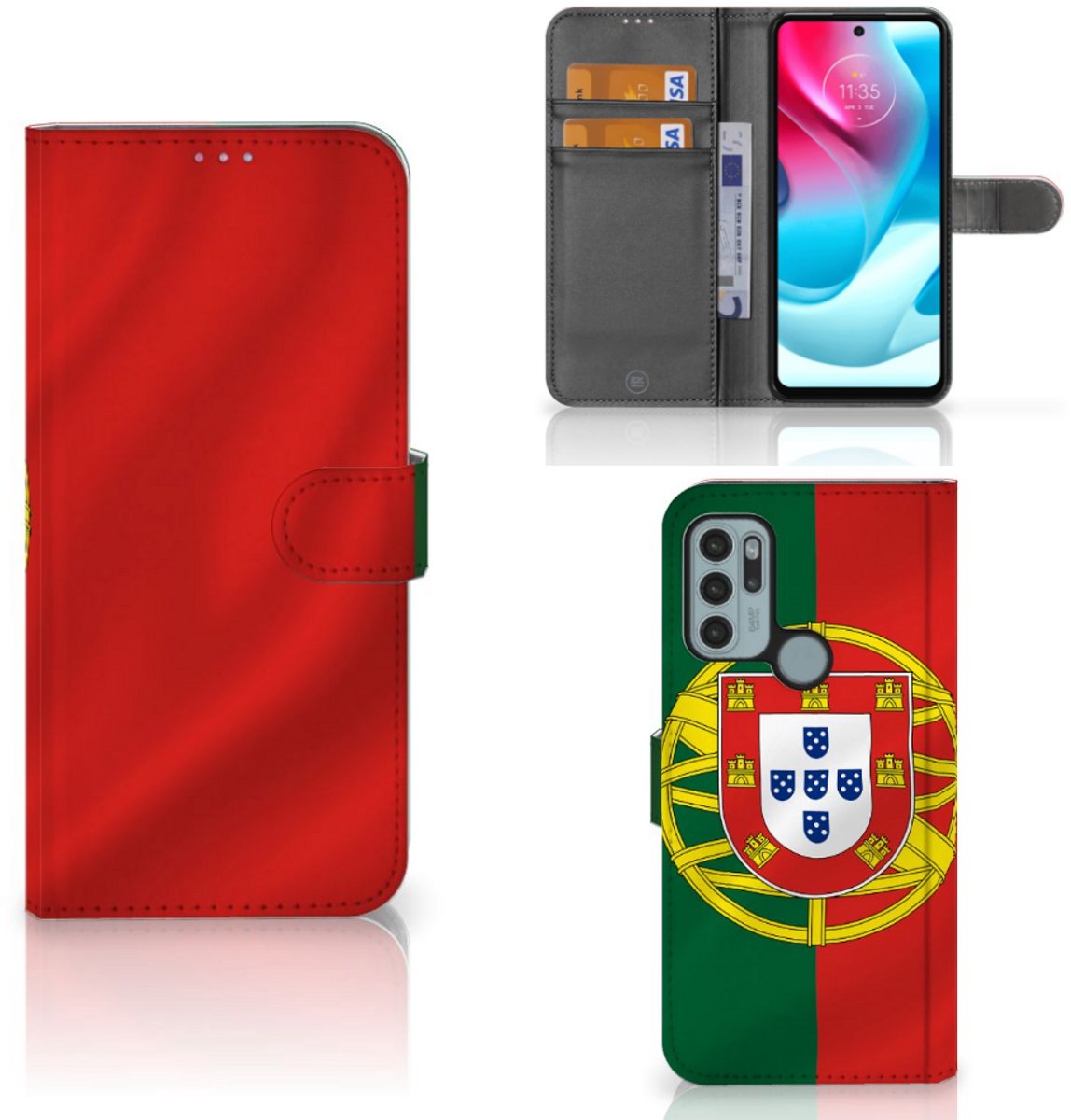 Motorola Moto G60s Bookstyle Case Portugal