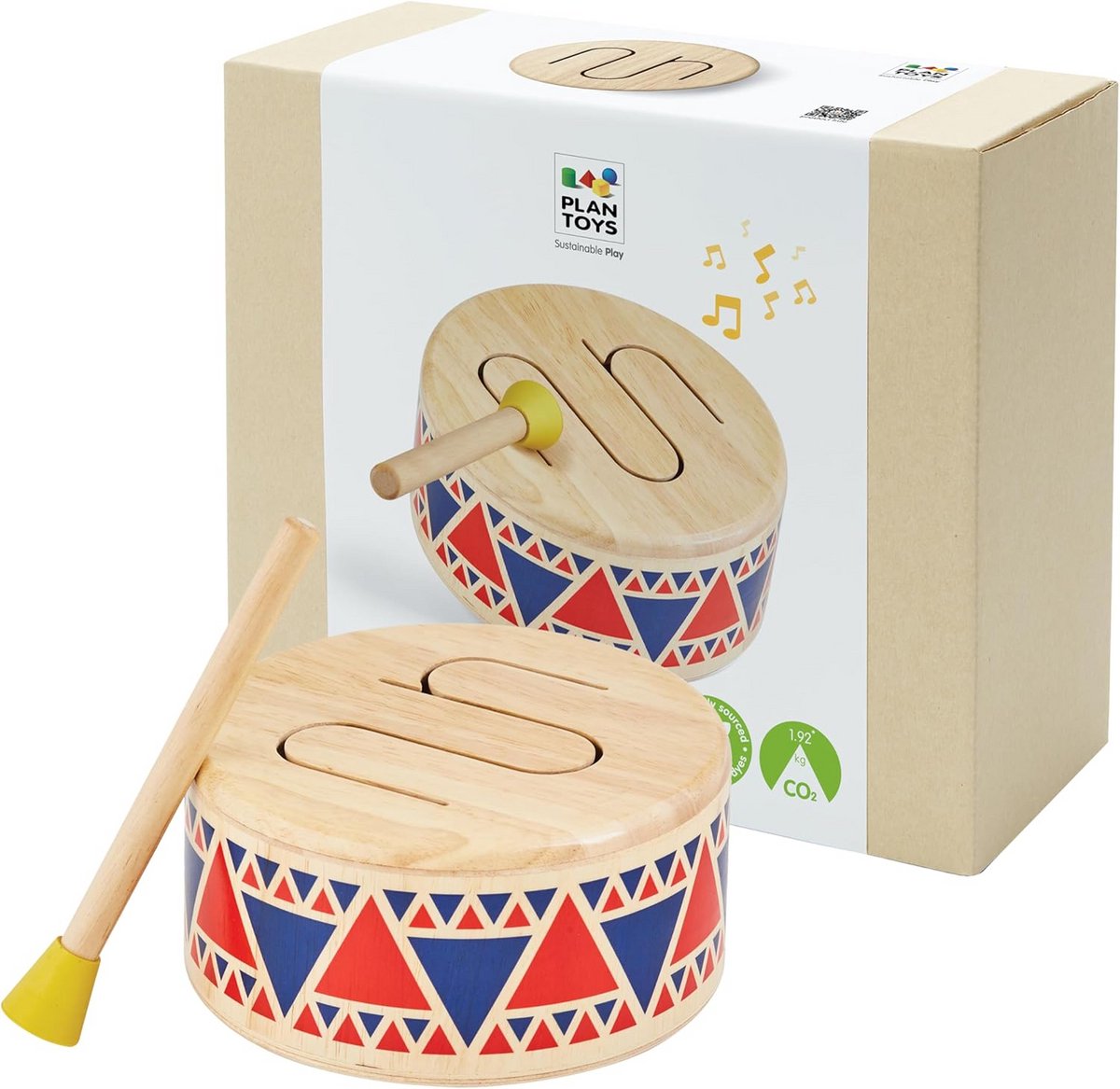 Houten Slaginstrument - Stevige Trommel voor Kinderen