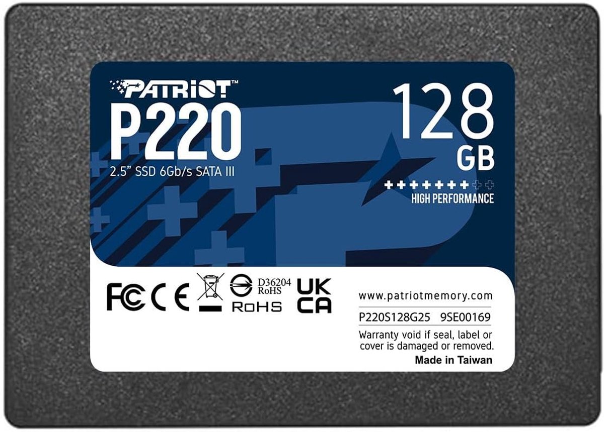 2.5" SATA III SSD 128GB voor Snelle Upgrade en Betrouwbare Opslag