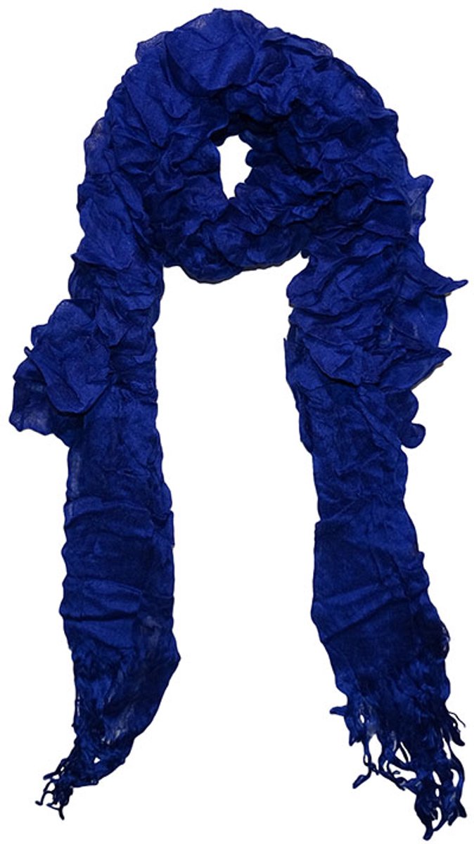 Boodz Sjaal Dancing met Franjes Kobalt Blauw