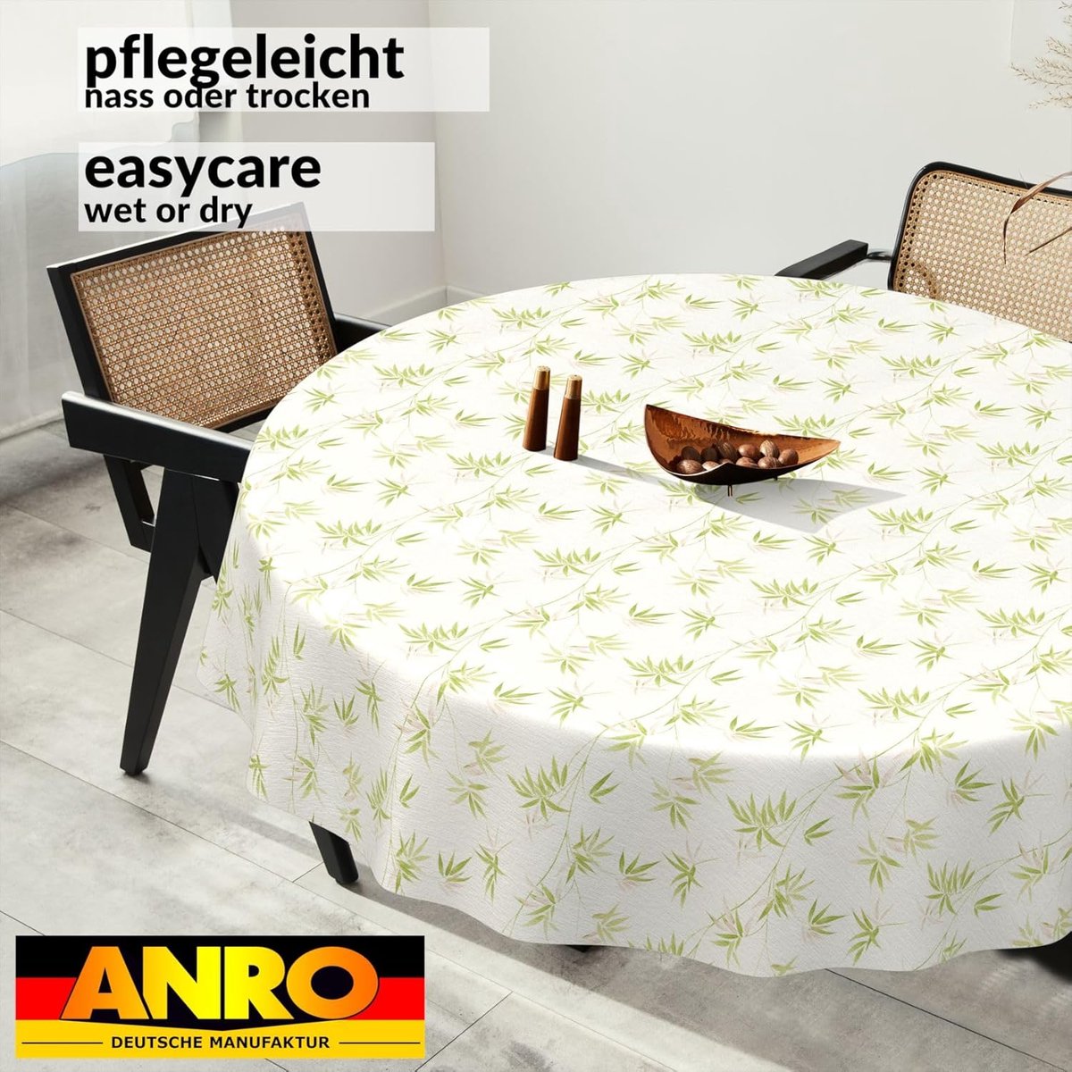 Afwasbaar Tafelkleed voor Binnen en Buiten - Rond - 140 cm - Duurzaam Tafelzeil