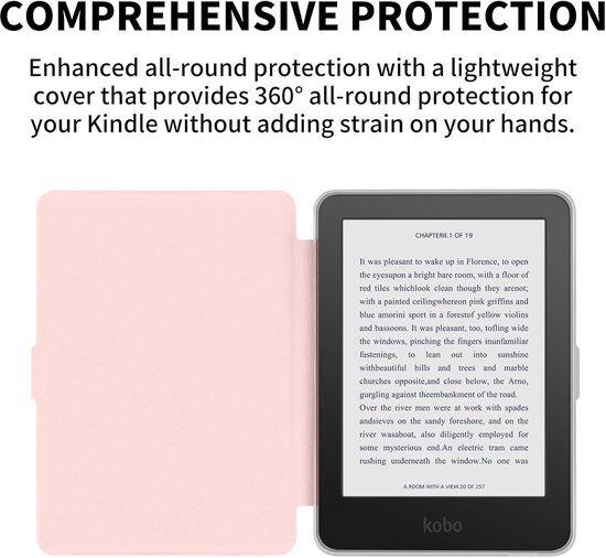 Ultra Clear Soft Flexible TPU Back Cover voor 6 inch E-reader met Auto Sleep/Wake Functie — afbeelding 4