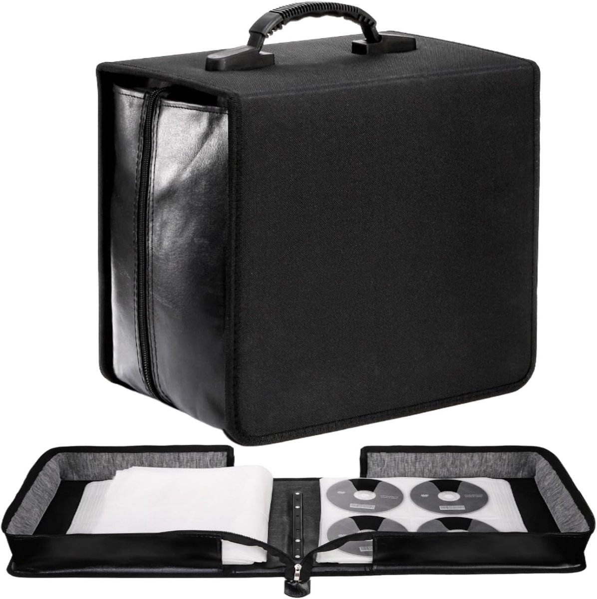 CD DVD Case Houder met 520 Capaciteit - Draagbare Media Opslag voor Thuis, Reizen en Auto