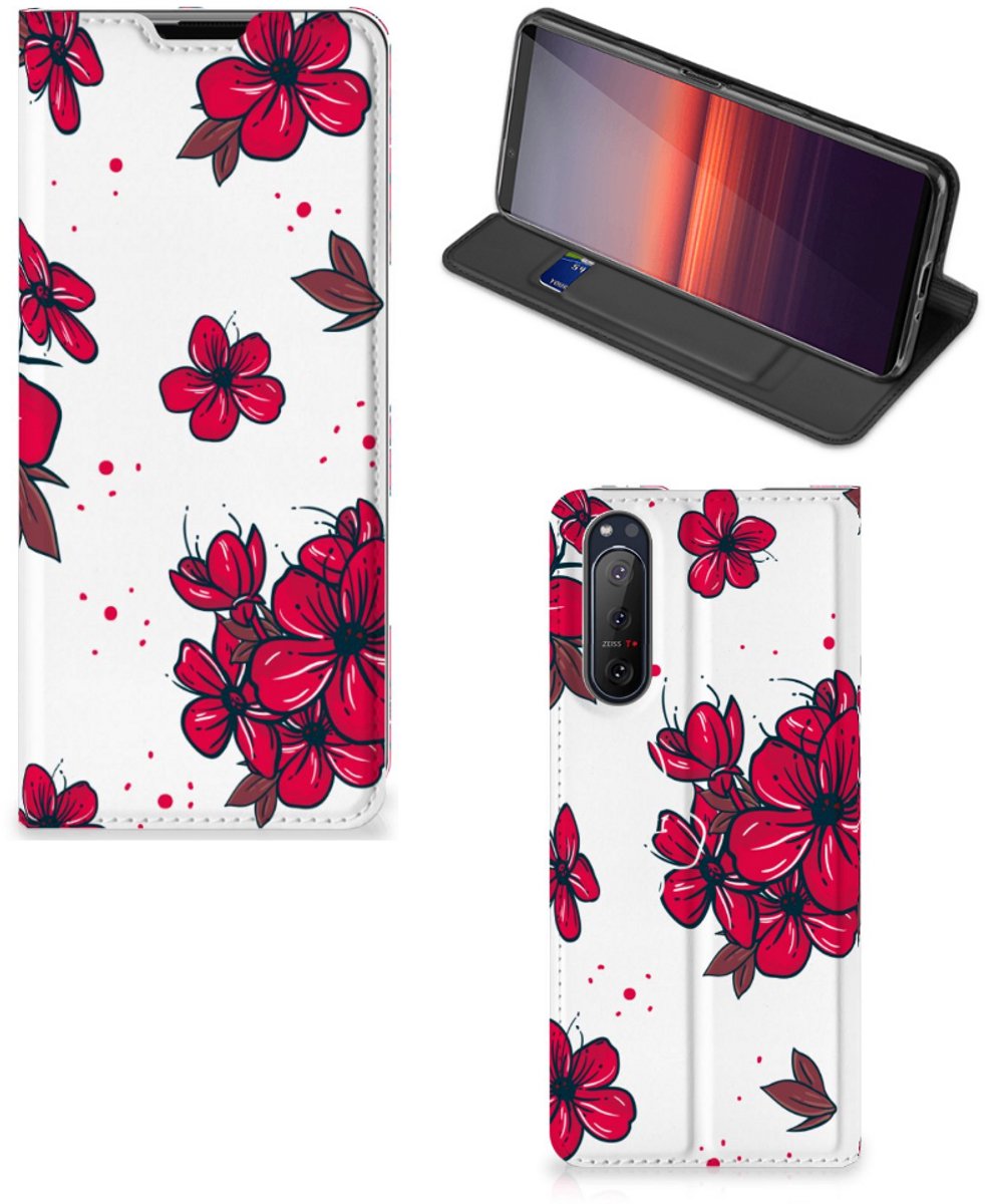 Sony Xperia 5 II Smart Cover Blossom Red