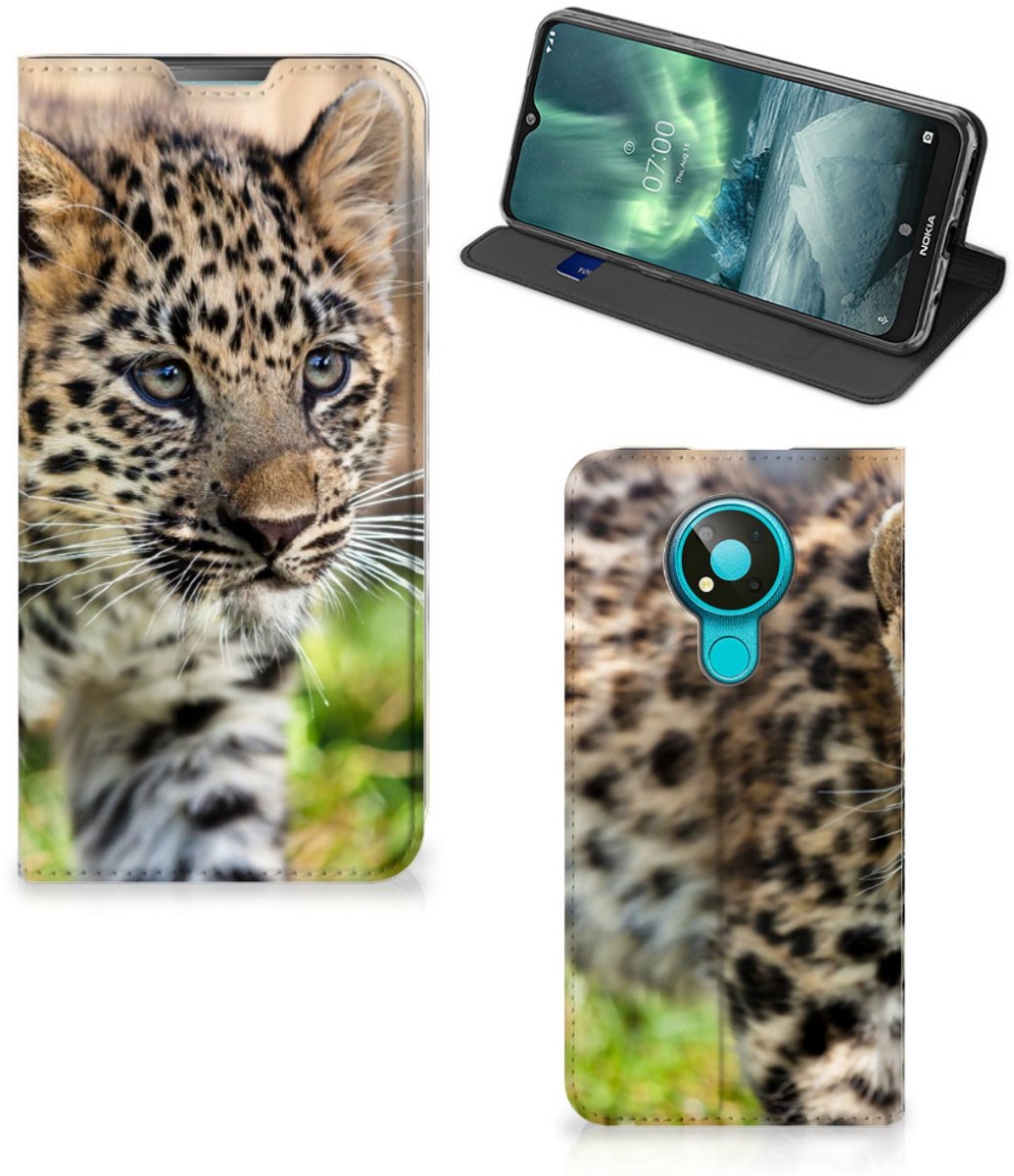 Nokia 3.4 Hoesje maken Baby Luipaard