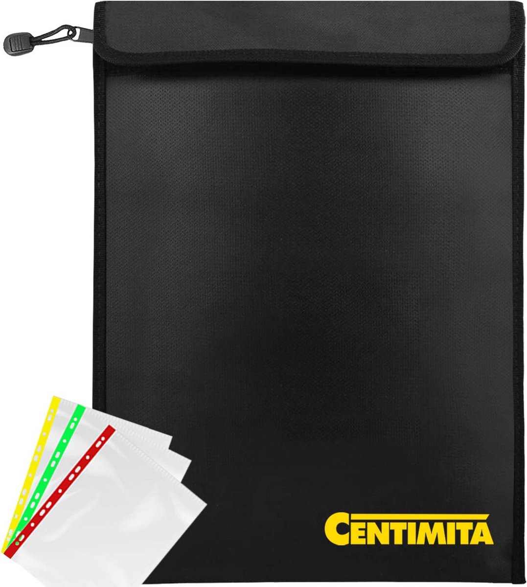 Brandwerende Documententas 15" x 11" - Waterdichte en Veilig voor Documenten