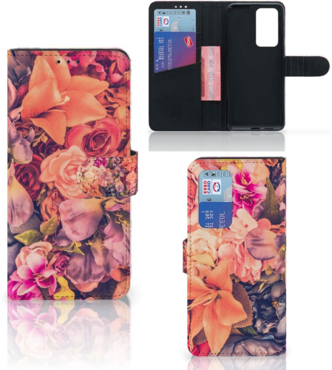 Huawei P40 Pro Hoesje Bosje Bloemen