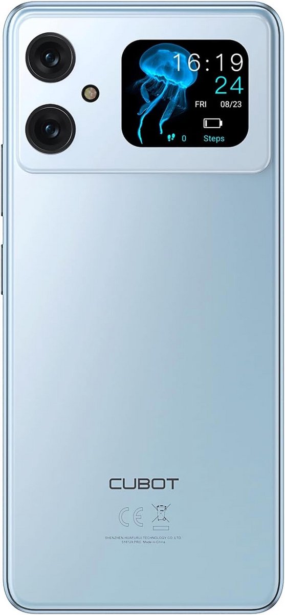 Mobiele telefoon met 12 GB RAM en 128 GB opslag - Android 14, HD+ display 6,75 inch, 48 MP camera, 5100 mAh batterij