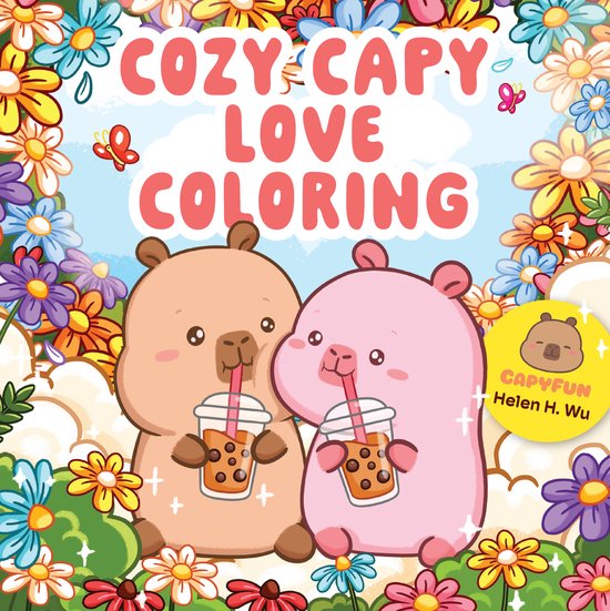 Cozy Capy Coloring- Cozy Capy Love Coloring - cover