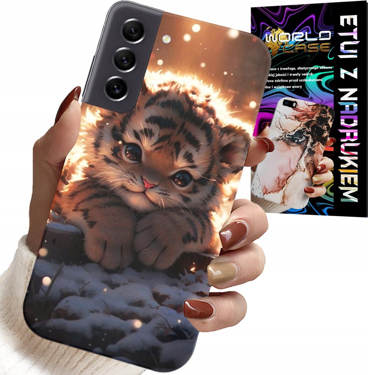 HOESJE VOOR SAMSUNG GALAXY S22 PLUS - MET EEN LEUKE TIJGERPRINT