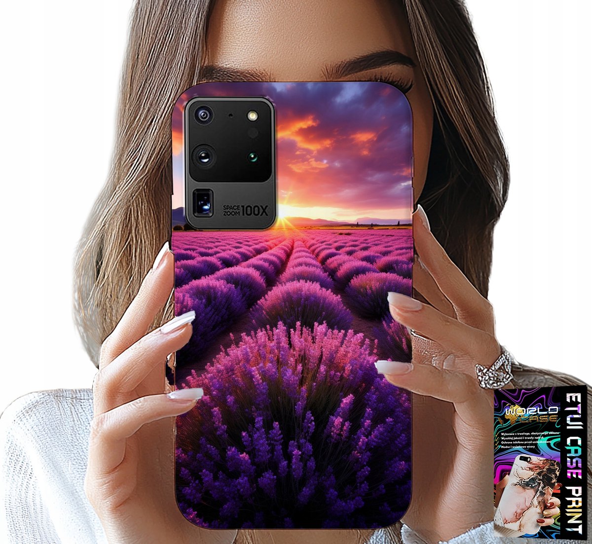 HOESJE VOOR SAMSUNG GALAXY S20 Ultra - LAVENDELVELD, PRACHTIGE LANDSCHAPPEN, PATRONEN