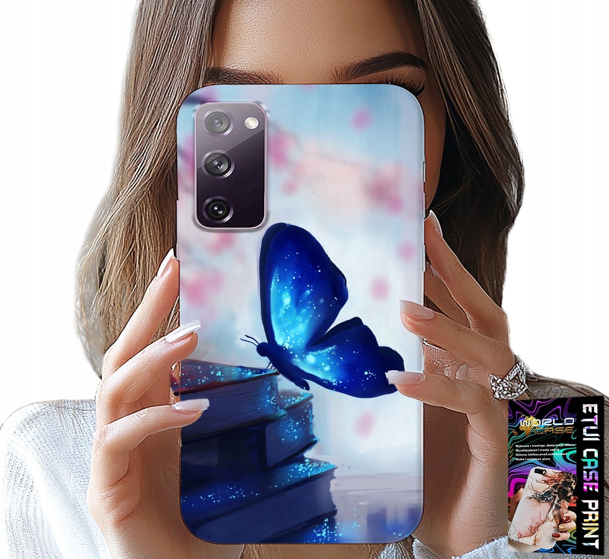 Hoesje voor Samsung Galaxy S20 Lite - Blauwe vlinder, vlinder, damespatroon