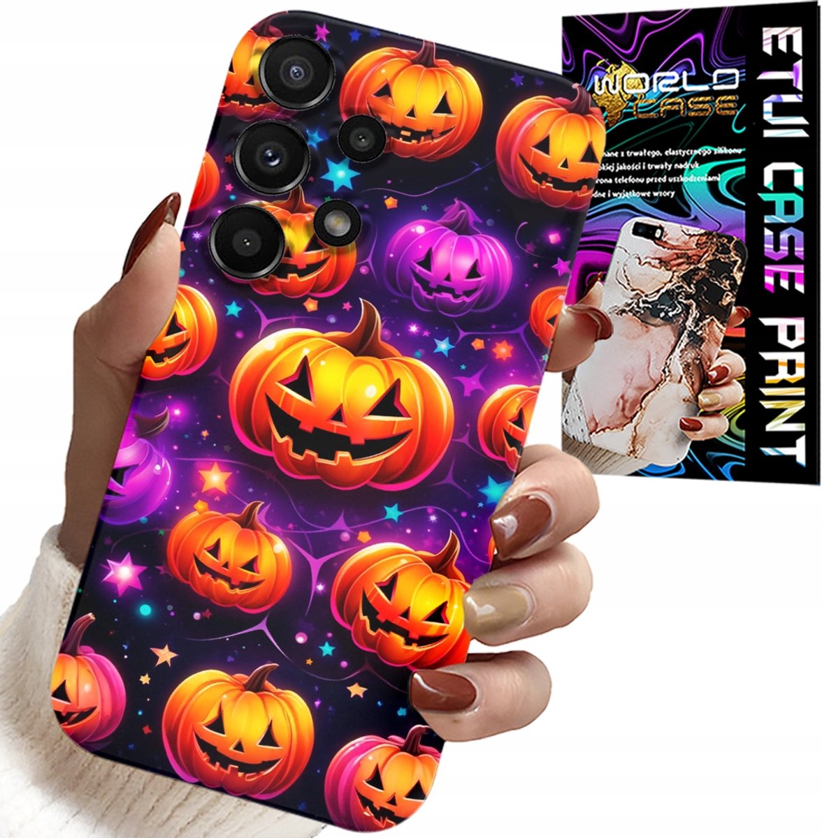 HOESJE VOOR SAMSUNG GALAXY A32 4G - HALLOWEEN, SALEM, ENGE POMPOENEN, PATRONEN