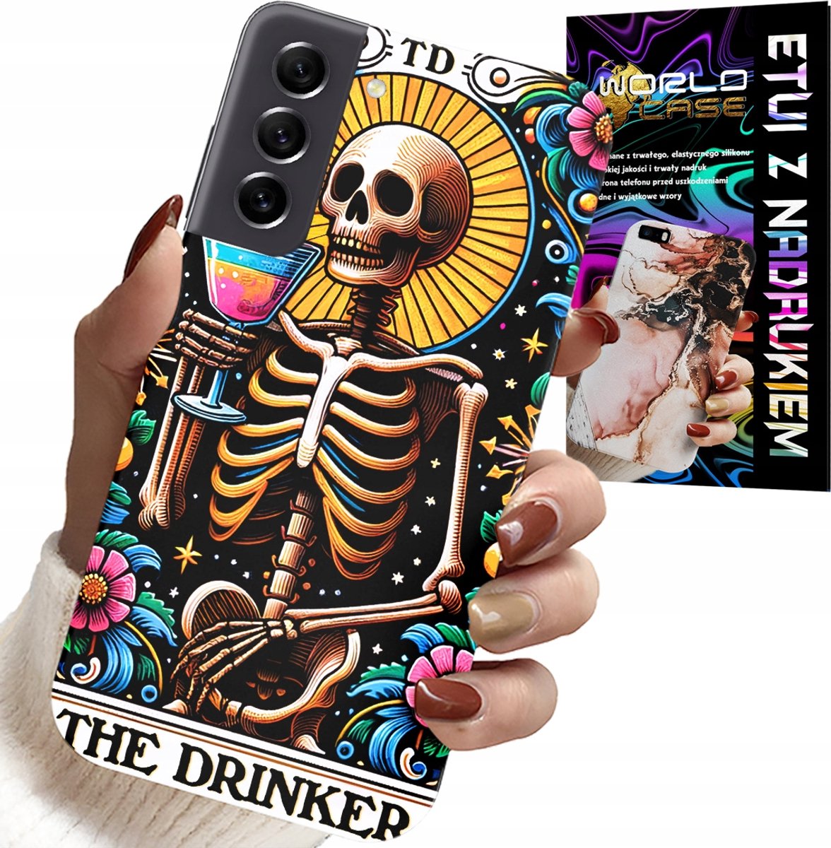 HOESJE VOOR SAMSUNG GALAXY S22 - THE DRINKER ALKO WINKO DRANKPATRONEN