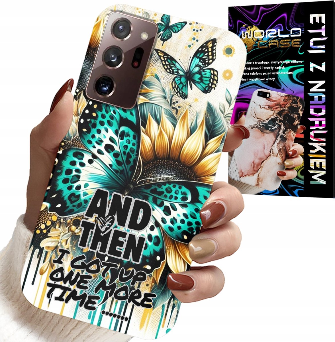 HOESJE VOOR SAMSUNG NOTE 20 ULTRA - AND THEN I GOT UP, FEMININE PATTERNS + FILM