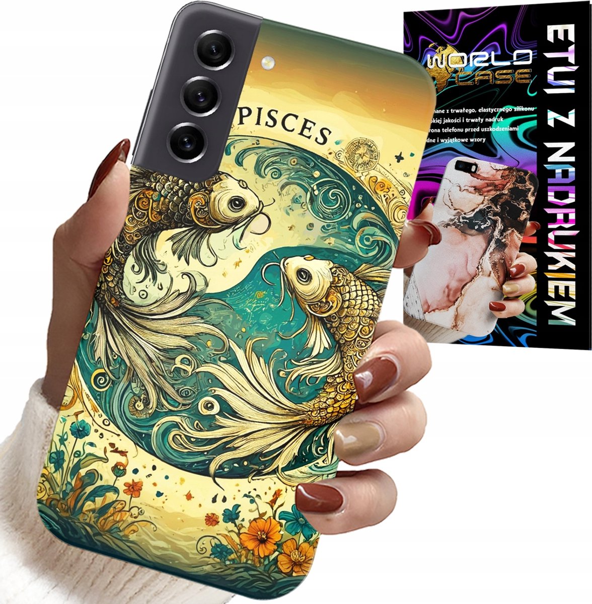 HOESJE VOOR SAMSUNG GALAXY S22 PLUS - STERRENBEELD, VISSEN ASTRONOMIE + FILM