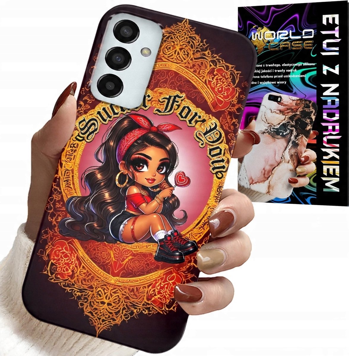 HOESJE VOOR SAMSUNG GALAXY M13 4G - SUCKER FOR YOU MODIEUZE DOLL HOES + GLAS