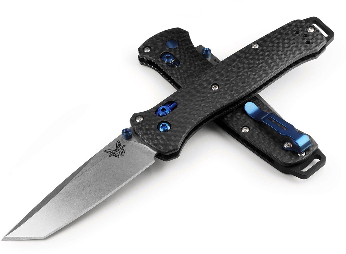 Benchmade Bailout Carbon Fiber Sapphire Blue M390