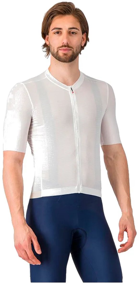 Castelli Espresso 2 Korte Mouw Wielertrui Wit XL Man