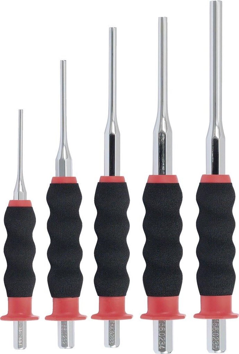 Pendrijverset 5-delig - Pen drijvers - Pinnen verwijderen - Cilindrische vorm - 35 x 25 x 13 cm