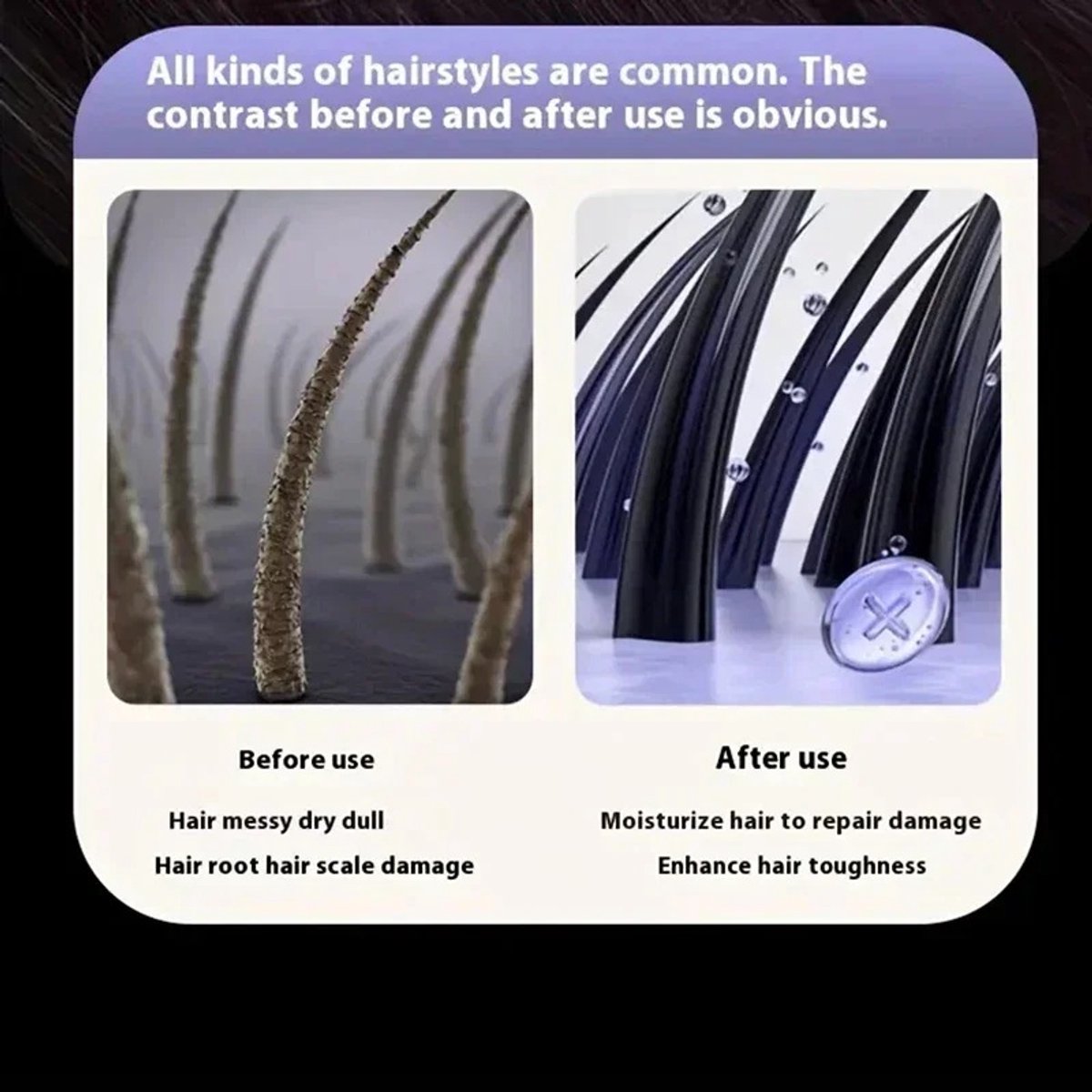 NUOYING Draadloze Stijlborstel met Negatieve Ionen - afbeelding 3