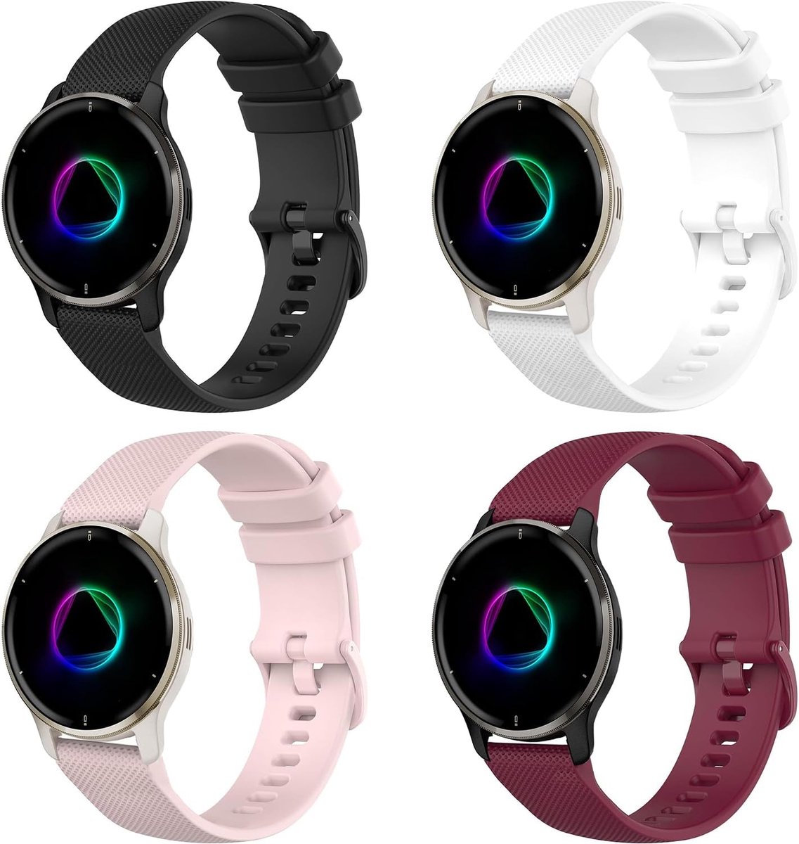Vervangende Band - Horlogeband - Dagelijks Gebruik - Zachte Siliconen - 20mm Breed