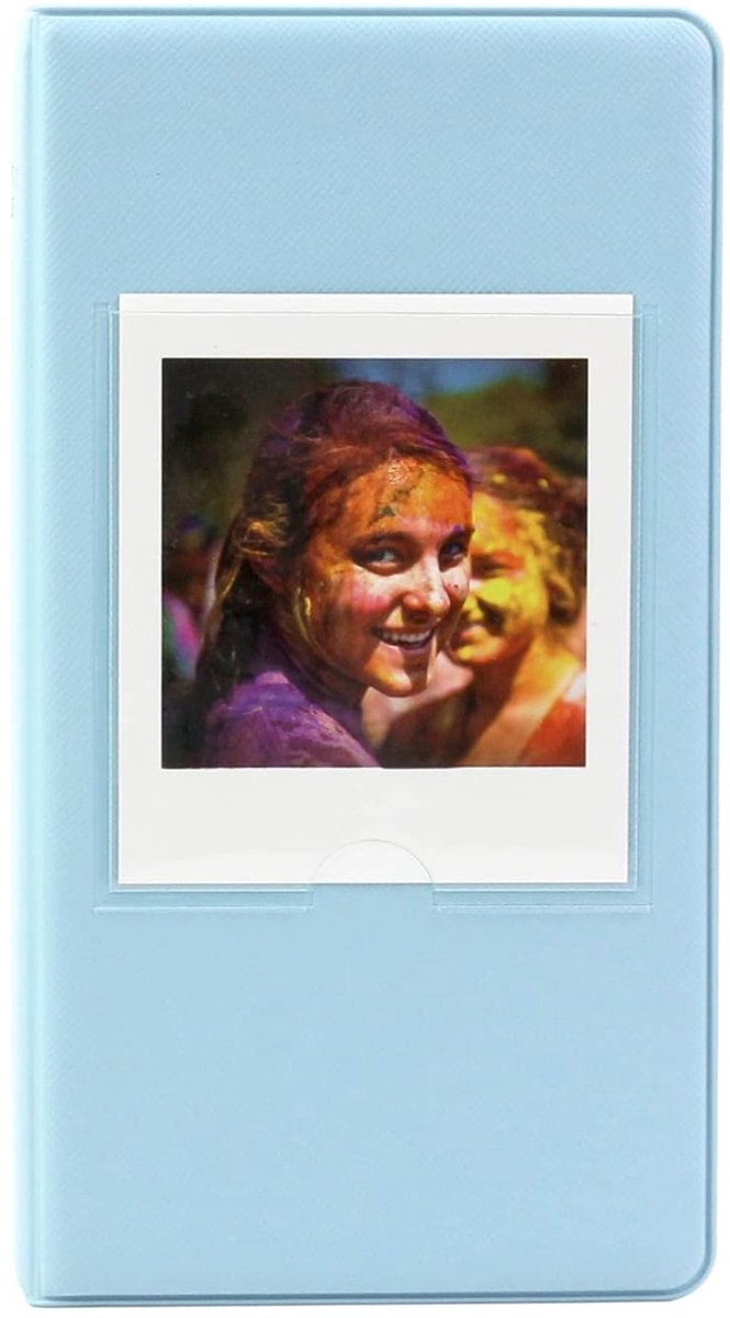 EtuiTab - Fotoalbum - 64 Foto's - Blauw - Eco-lederen Cover