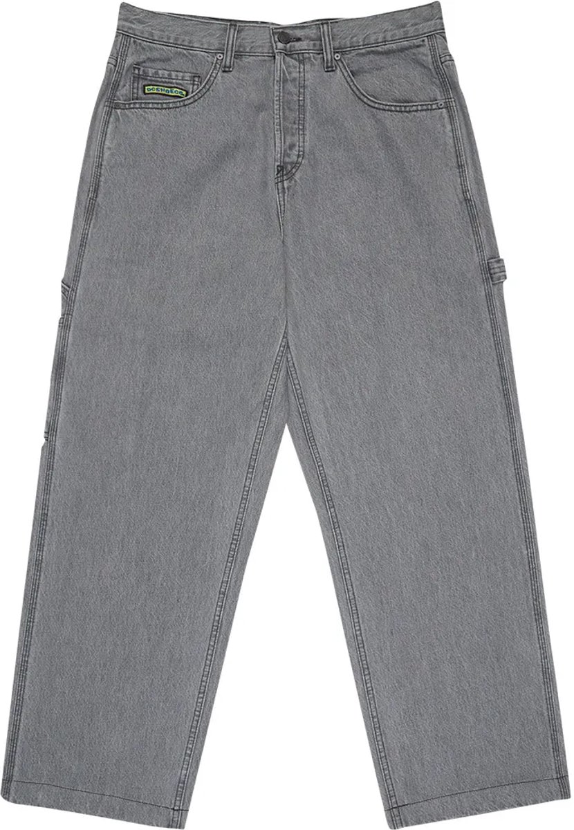 Dc Shoes Edydp03434 Carpenter Baggy Fit Spijkerbroek 33 Man Grijs
