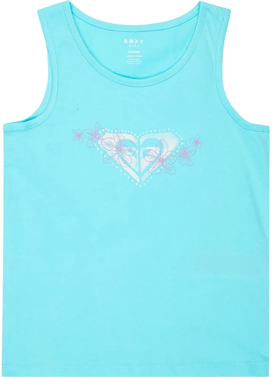 Roxy Miaregular Mouwloos T-shirt 16 Years Meisje Aqua Splash
