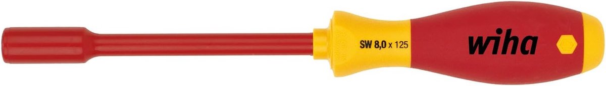 Zeskantige Schroevendraaier - Steeksleutel Schroevendraaier - Elektrisch Werk - SoftFinish Handvat - 14 x 125 mm