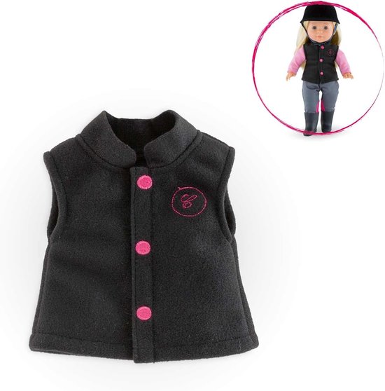 Poppenkleding - Poppenjurk - Poppen aankleden - Paardrijden thema - 12x20cm — afbeelding 2