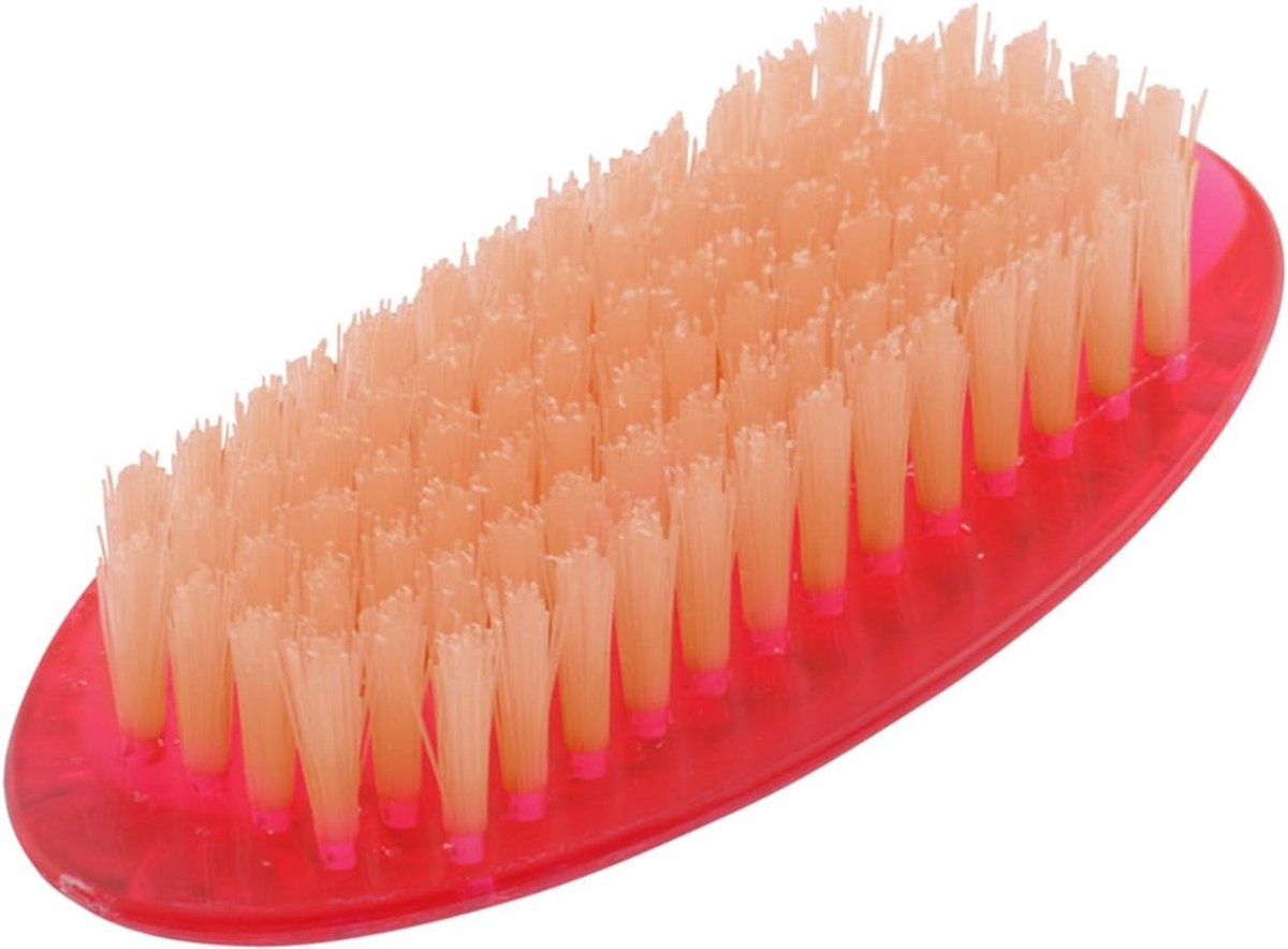 Nagelborstel - Handborstel - Nagelreiniging - Compact Formaat - 5 x 9.8 x 2.4 cm - Roze