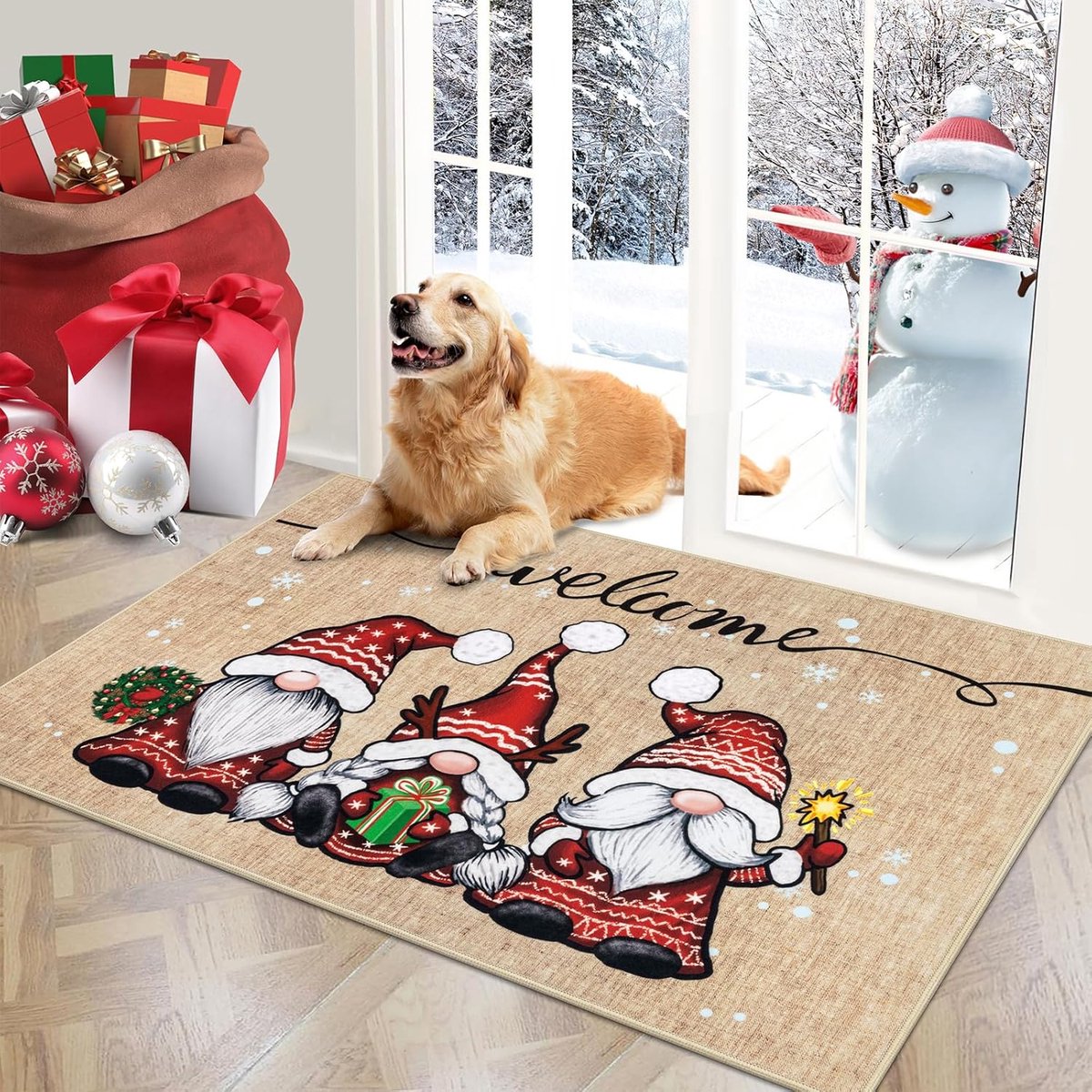 Binnendeurmat - Vloermat - Entree - Antislip bodem - 82 x 121 cm - Kabouters