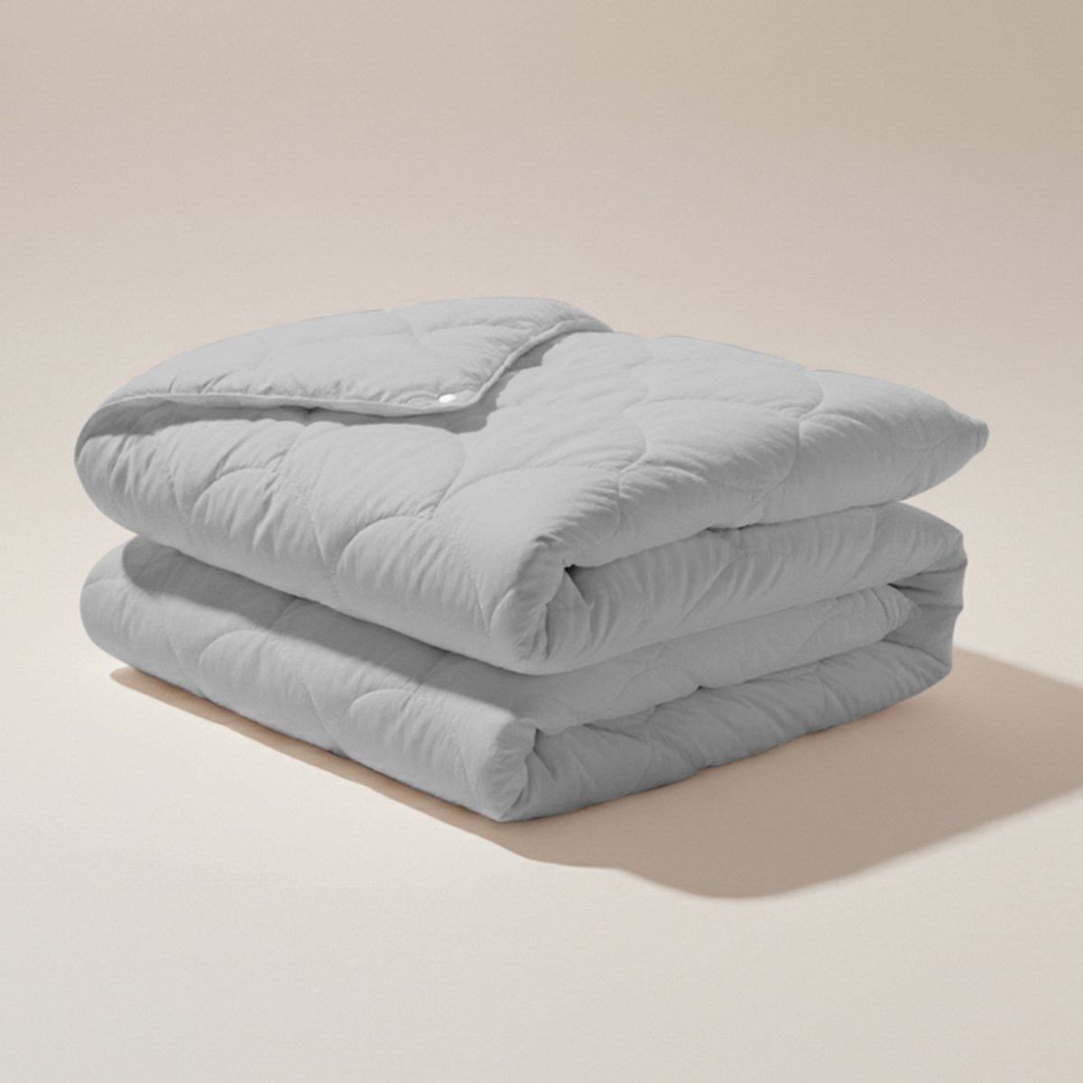 Dekbed-Discounter - Zydante 4-Seizoenen Dekbed Zonder Overtrek 140 x 200 cm - Wasbaar dekbed - Wasbaar op 40 graden - Anti-allergisch - Grijs