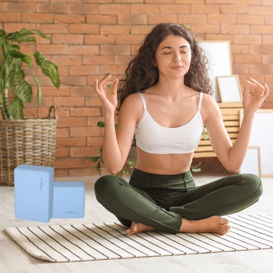 ACTIV/SPACE - Yogablok - Hard EVA Schuim - Lichtgewicht - Blauw — afbeelding 3