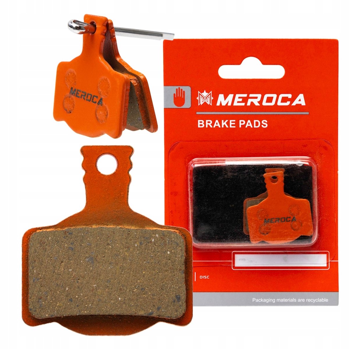 Meroca MS-03F Serie - Remblokken - Half Metaal - Voor Magura MT2, MT4, MT6, MT8