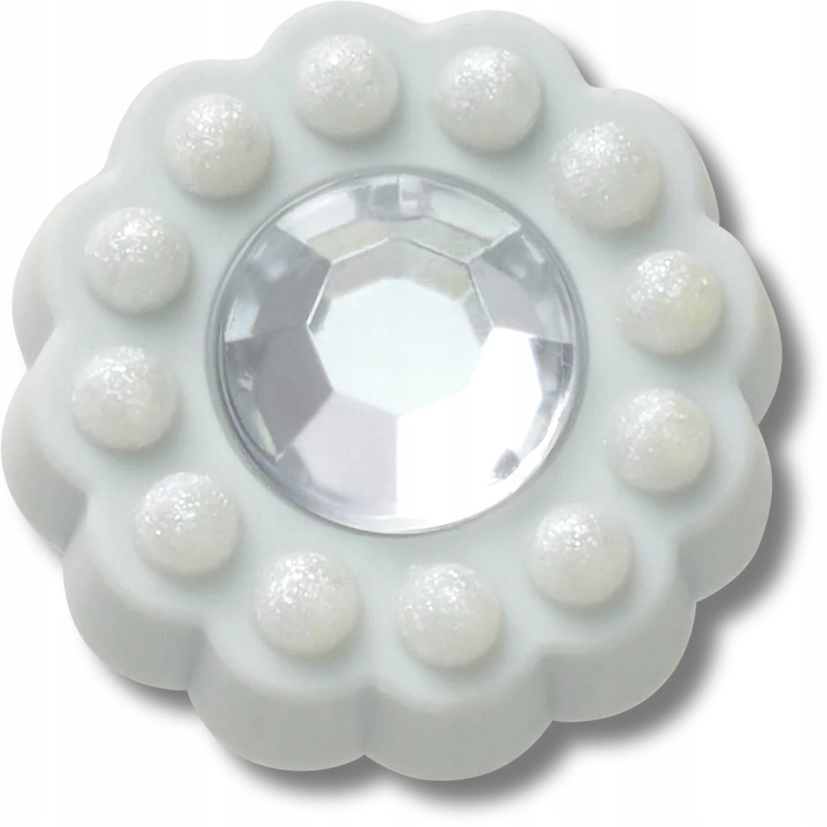 Crocs Jibbitz - Schoenpin - Tiny Blue Circle Gem