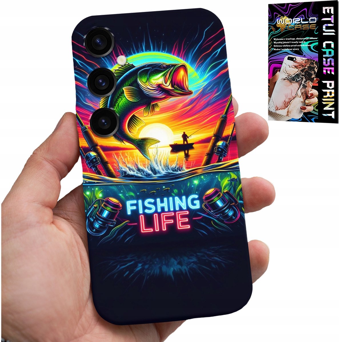 HOESJE VOOR SAMSUNG GALAXY S25 - VISPATRONEN VIS HENGEL RUGZAK
