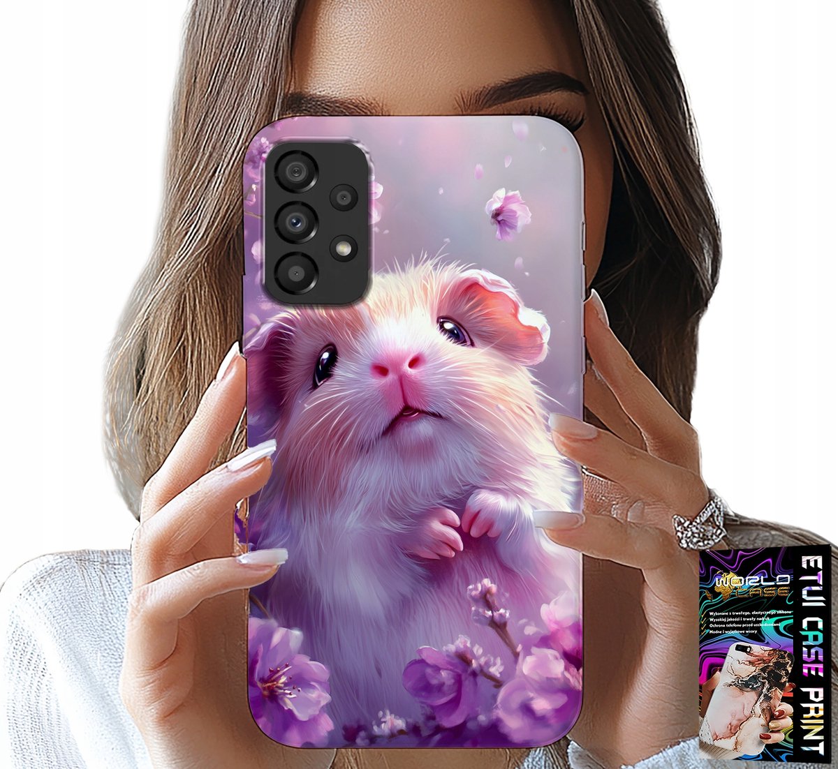 HOESJE VOOR SAMSUNG GALAXY A23 5G - LEUKE HAMSTER- EN KNAAGDIERPATRONEN VOOR KINDEREN