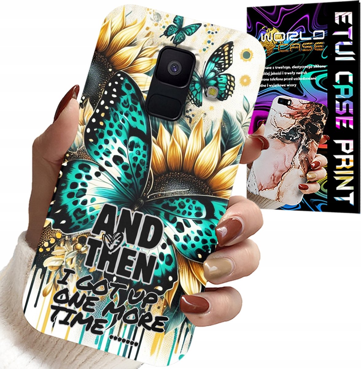 HOESJE VOOR SAMSUNG A6 2018 - AND THEN I GOT UP, FEMININE PATTERNS + FILM
