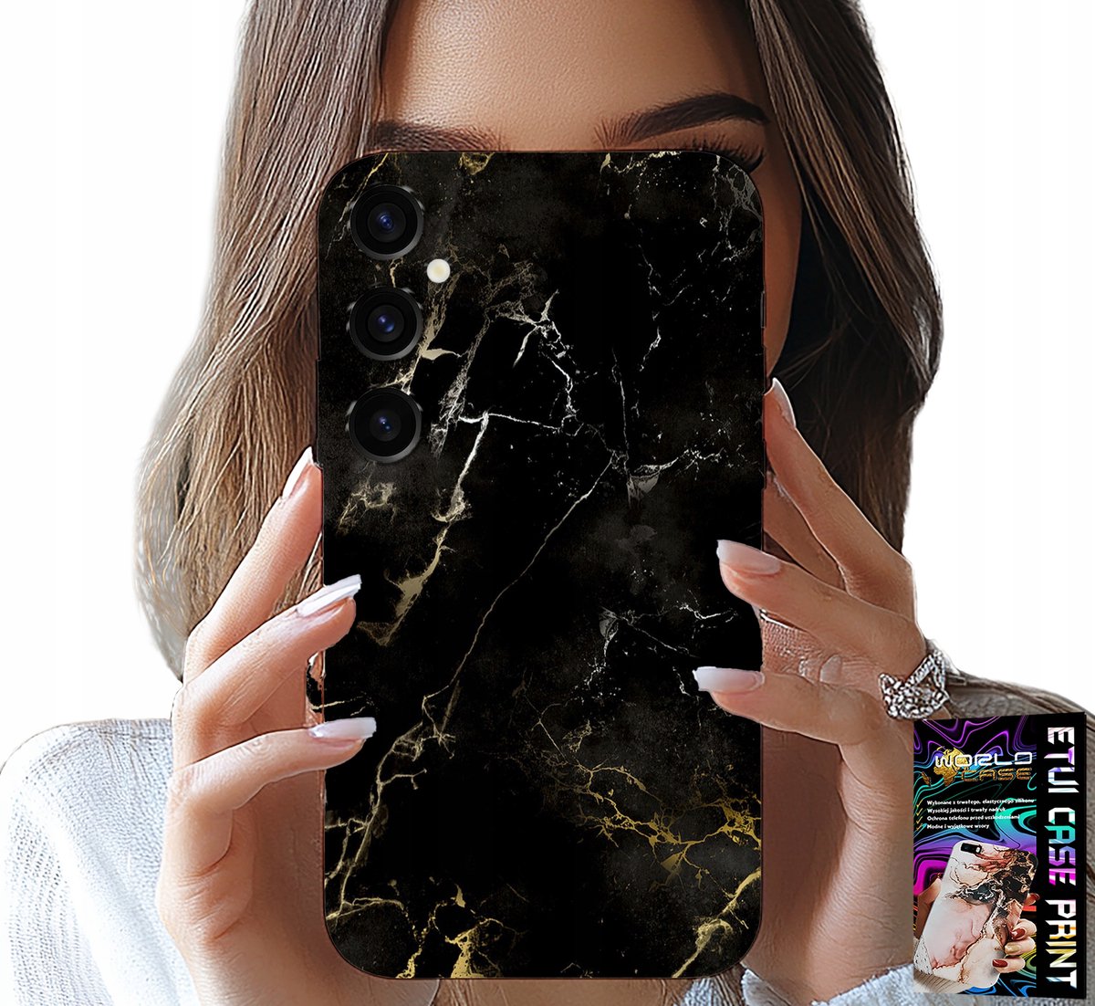 HOESJE VOOR SAMSUNG GALAXY A04S - ELEGANT STEENPATROON