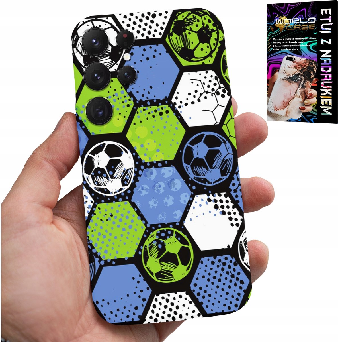 HOESJE VOOR SAMSUNG GALAXY S25 ULTRA - ACHTERKANT MET VOETBALPLAAT